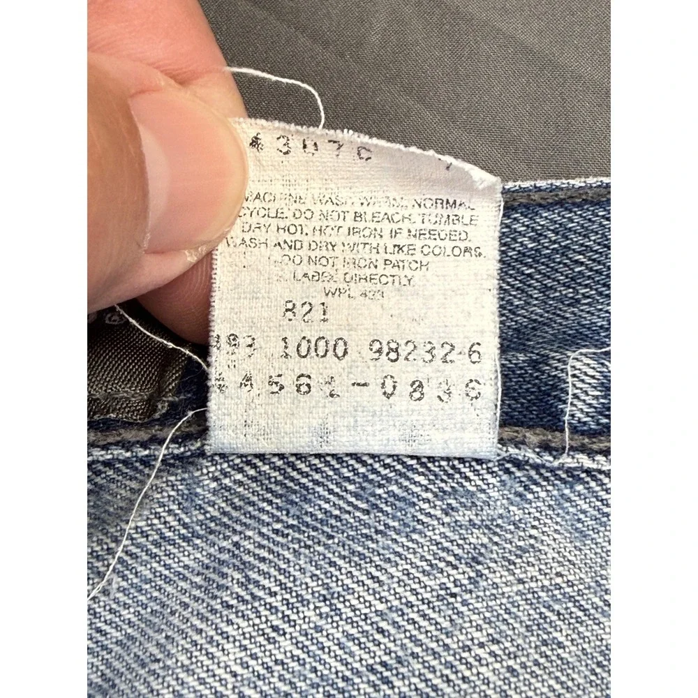 Vtg Levis SilverTab Oversized Fit Jeans Light Wash Blue 32x34 Baggy Skater Y2K